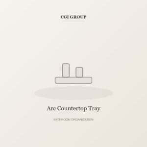 Arc Countertop Tray – Bathroom Organization by CGI GROUP