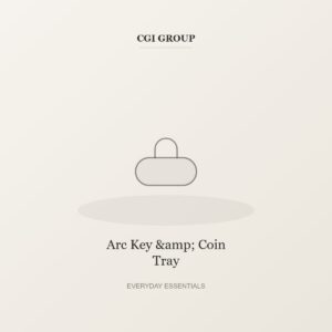 Arc Key & Coin Tray – Everyday Essentials by CGI GROUP