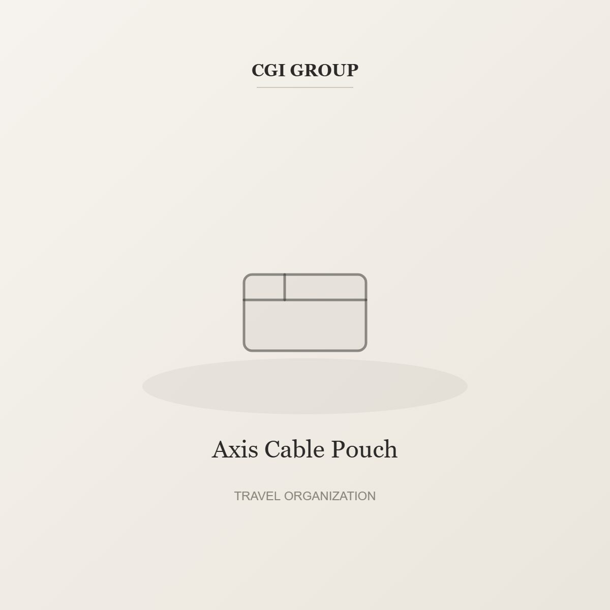 Axis Cable Pouch – Travel Organization by CGI GROUP