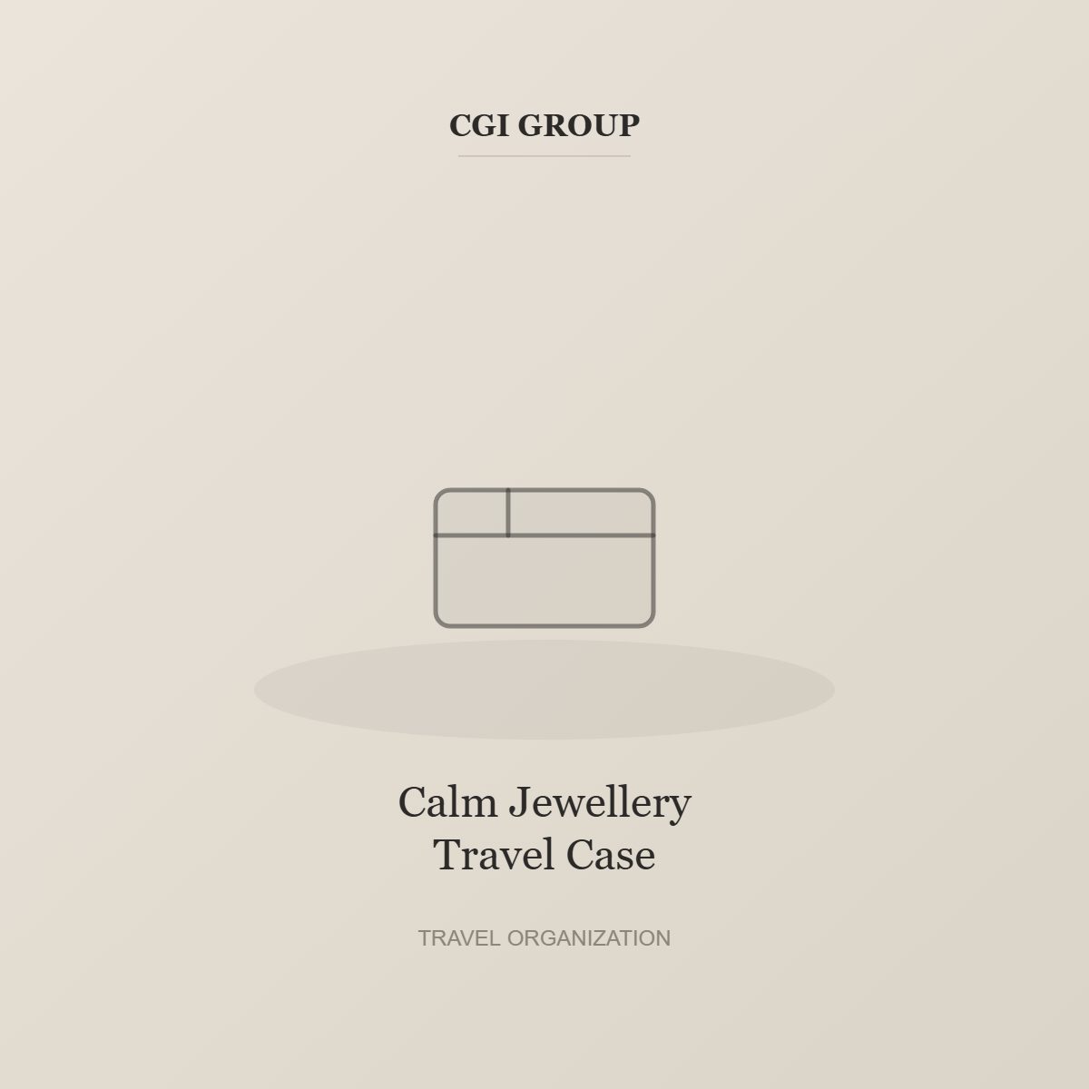 Calm Jewellery Travel Case detail – CGI GROUP