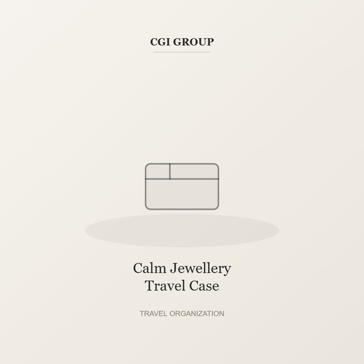 Calm Jewellery Travel Case – Travel Organization by CGI GROUP