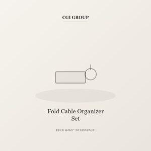 Fold Cable Organizer Set – Desk & Workspace by CGI GROUP
