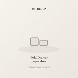 Fold Drawer Separators – Wardrobe & Storage by CGI GROUP