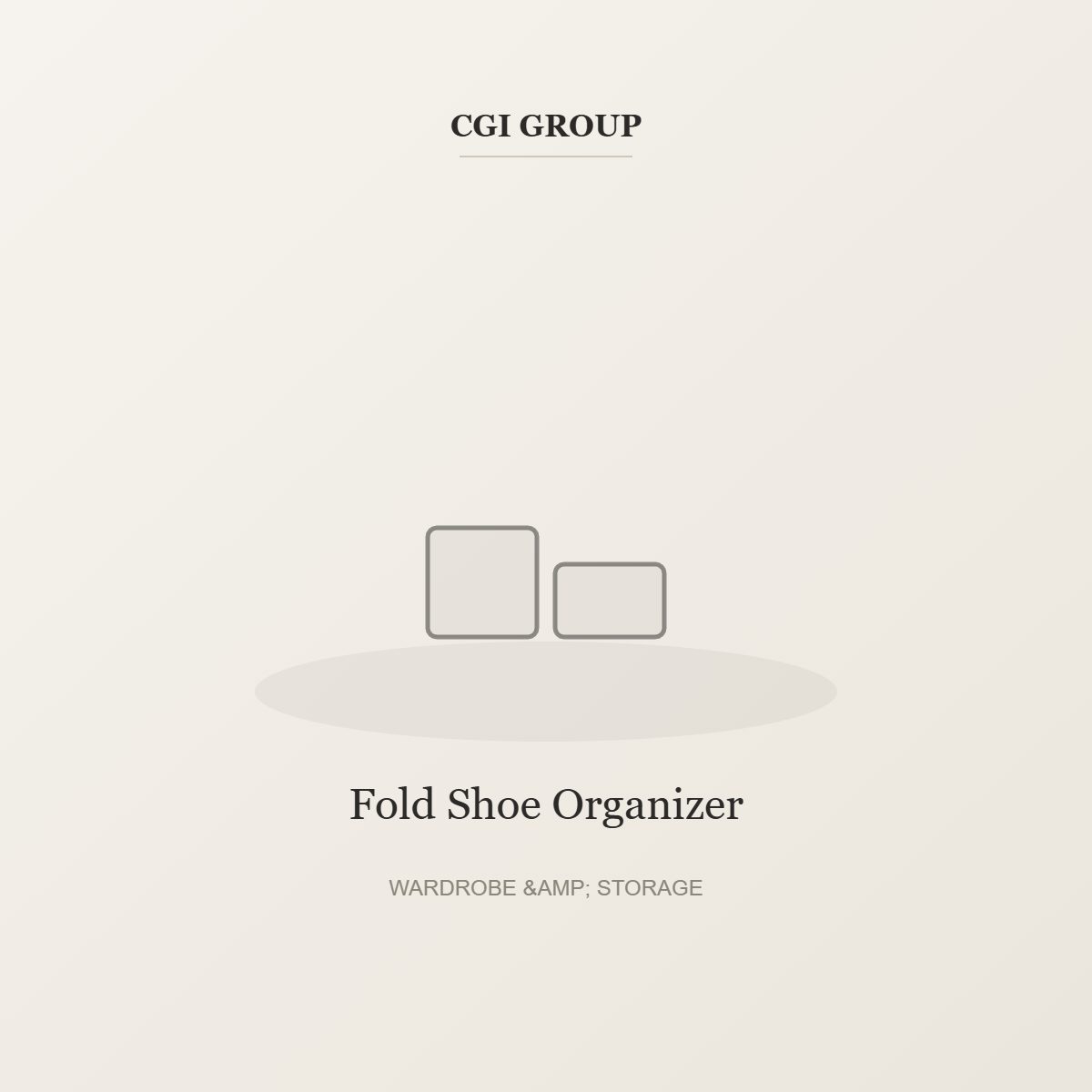 Fold Shoe Organizer – Wardrobe & Storage by CGI GROUP