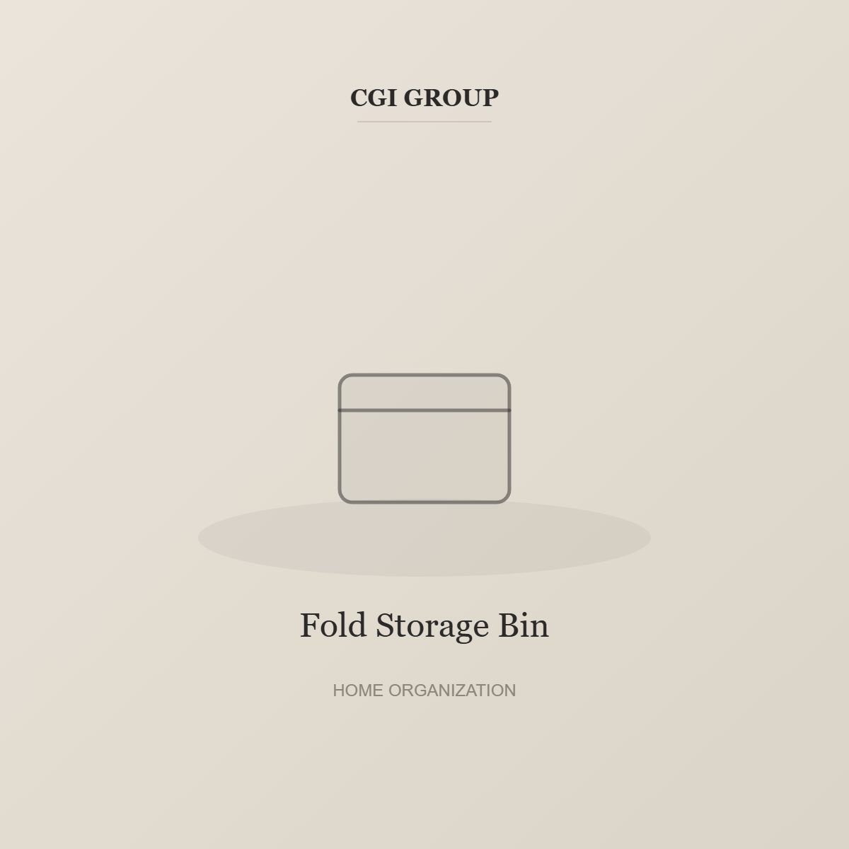 Fold Storage Bin detail – CGI GROUP