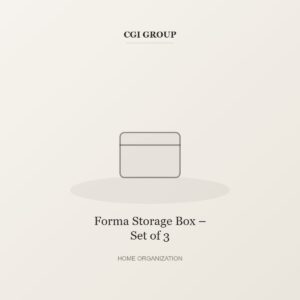 Forma Storage Box – Set of 3 – Home Organization by CGI GROUP