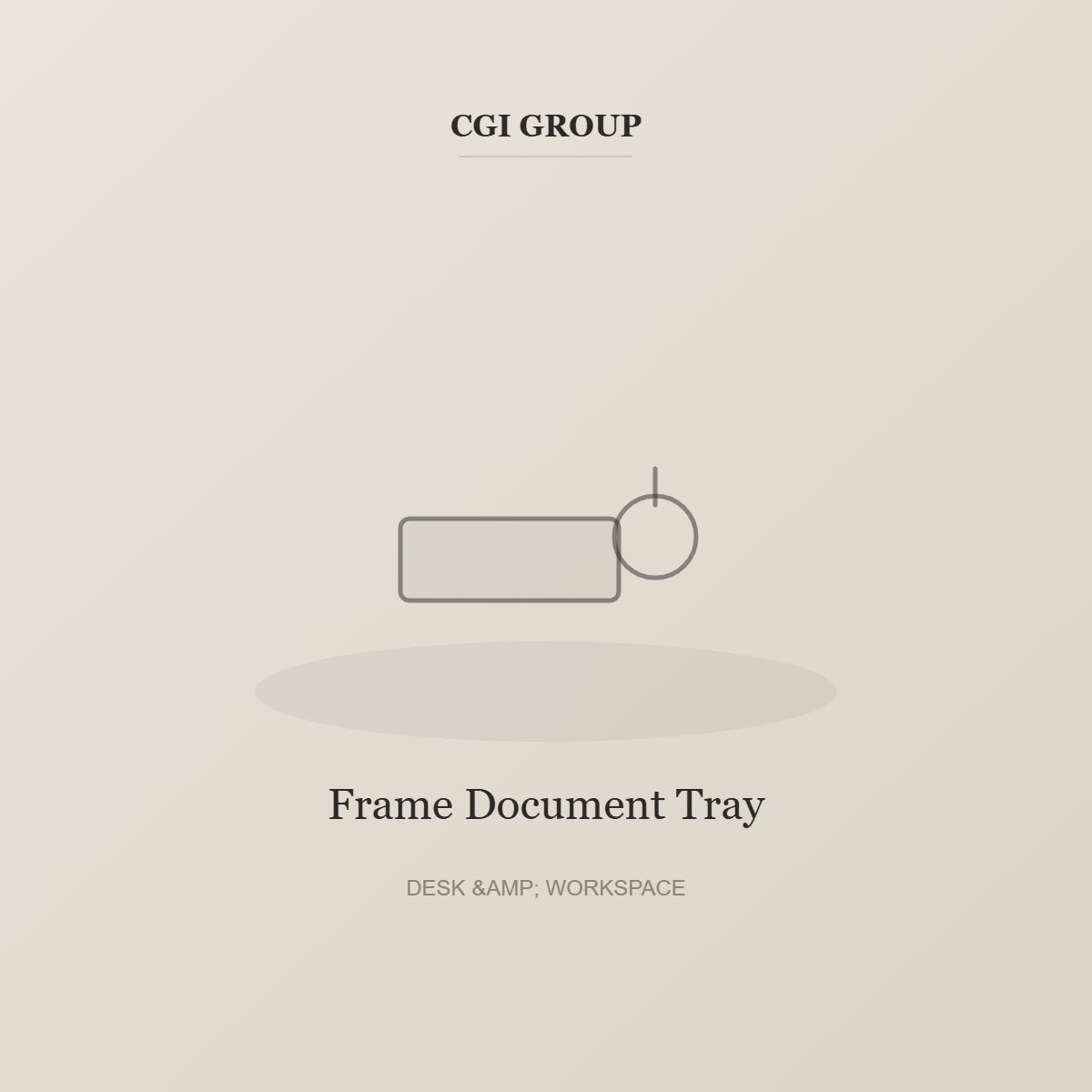 Frame Document Tray detail – CGI GROUP