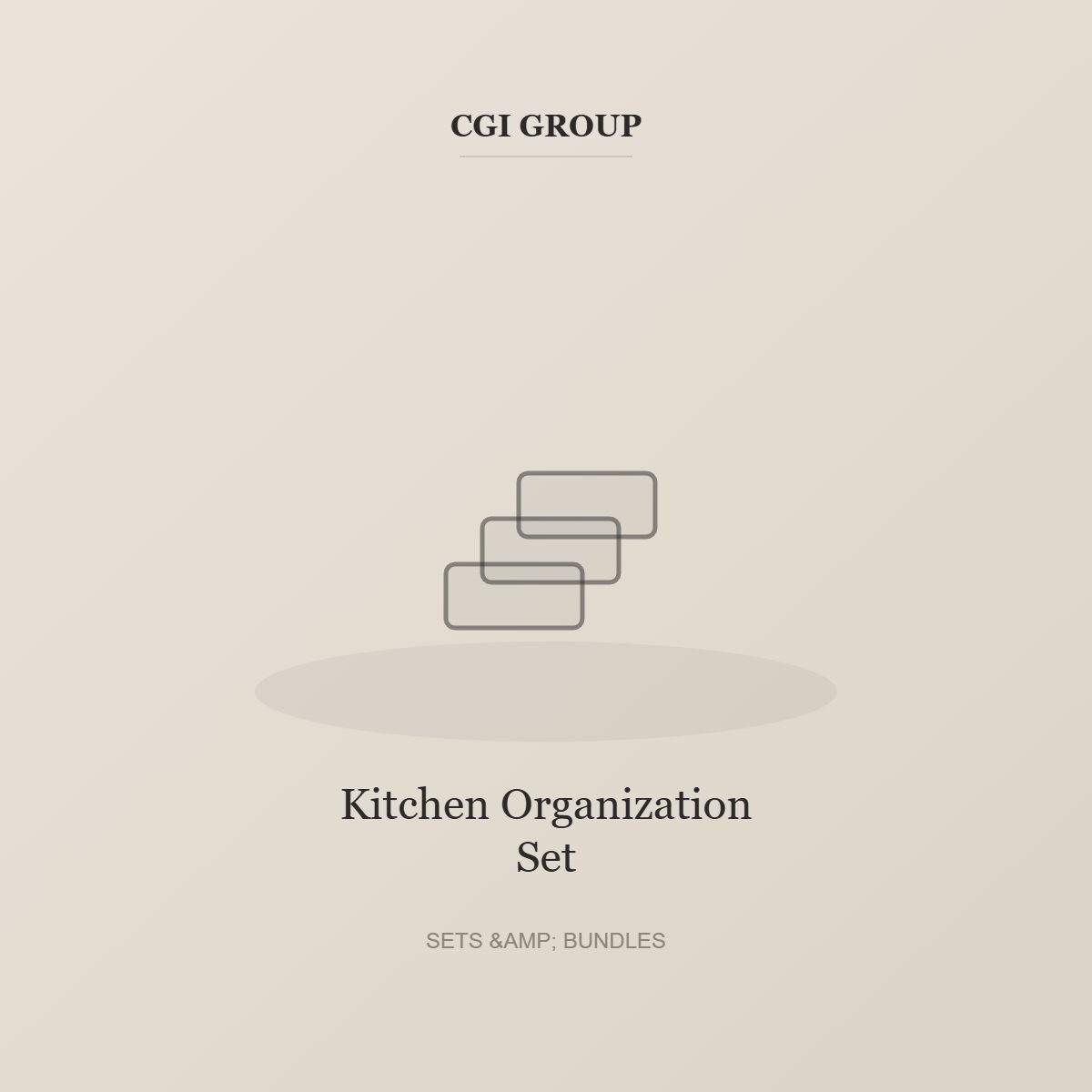 Kitchen Organization Set detail – CGI GROUP