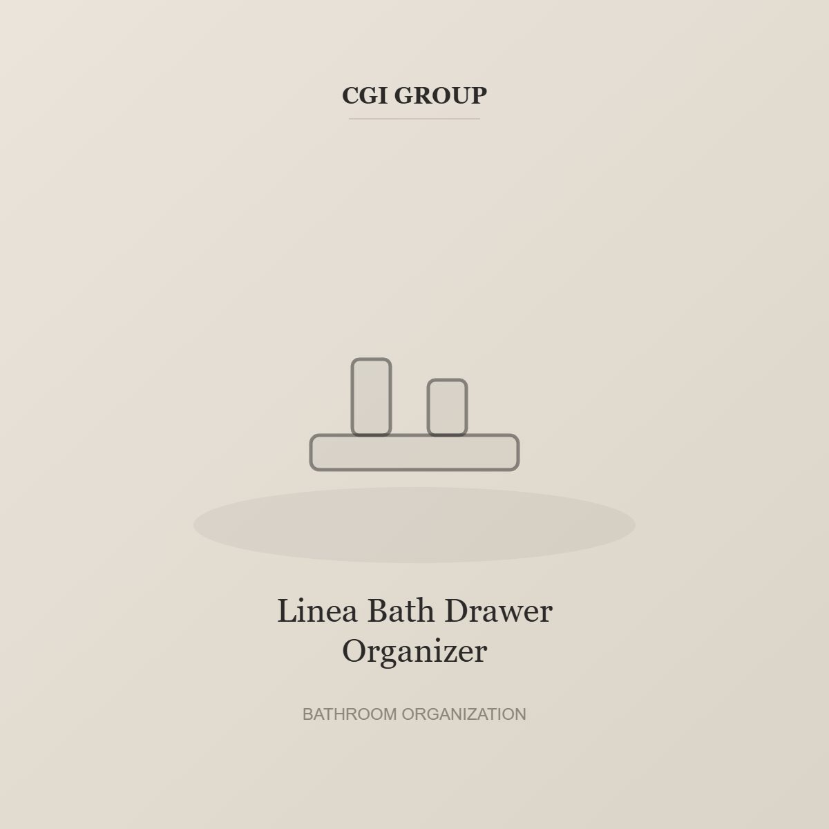 Linea Bath Drawer Organizer detail – CGI GROUP