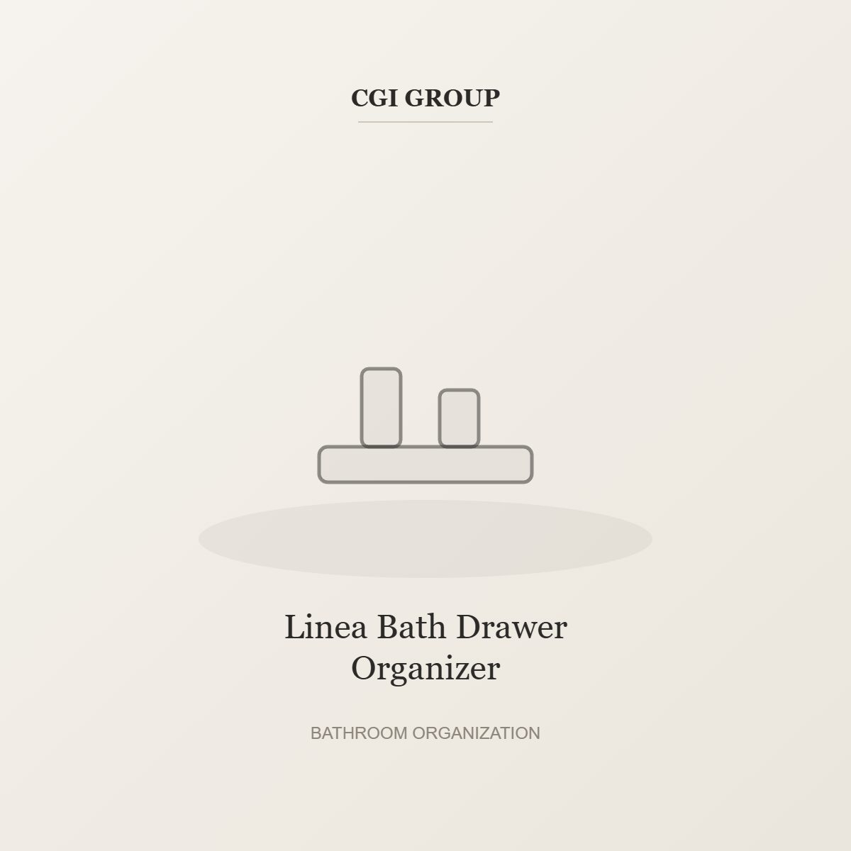 Linea Bath Drawer Organizer – Bathroom Organization by CGI GROUP