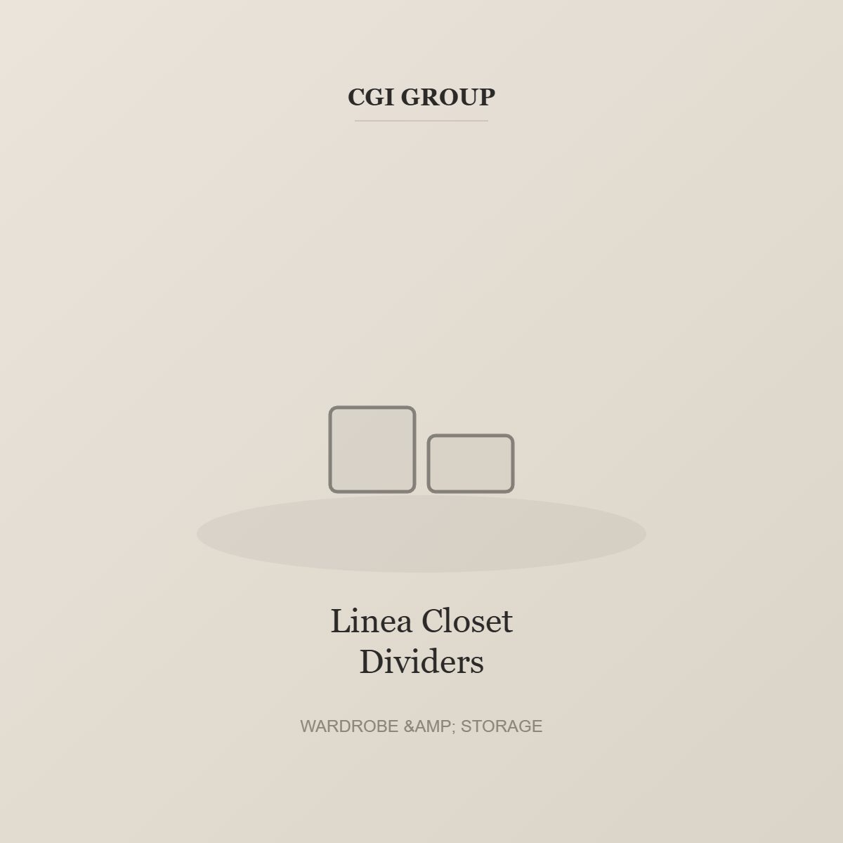 Linea Closet Dividers detail – CGI GROUP