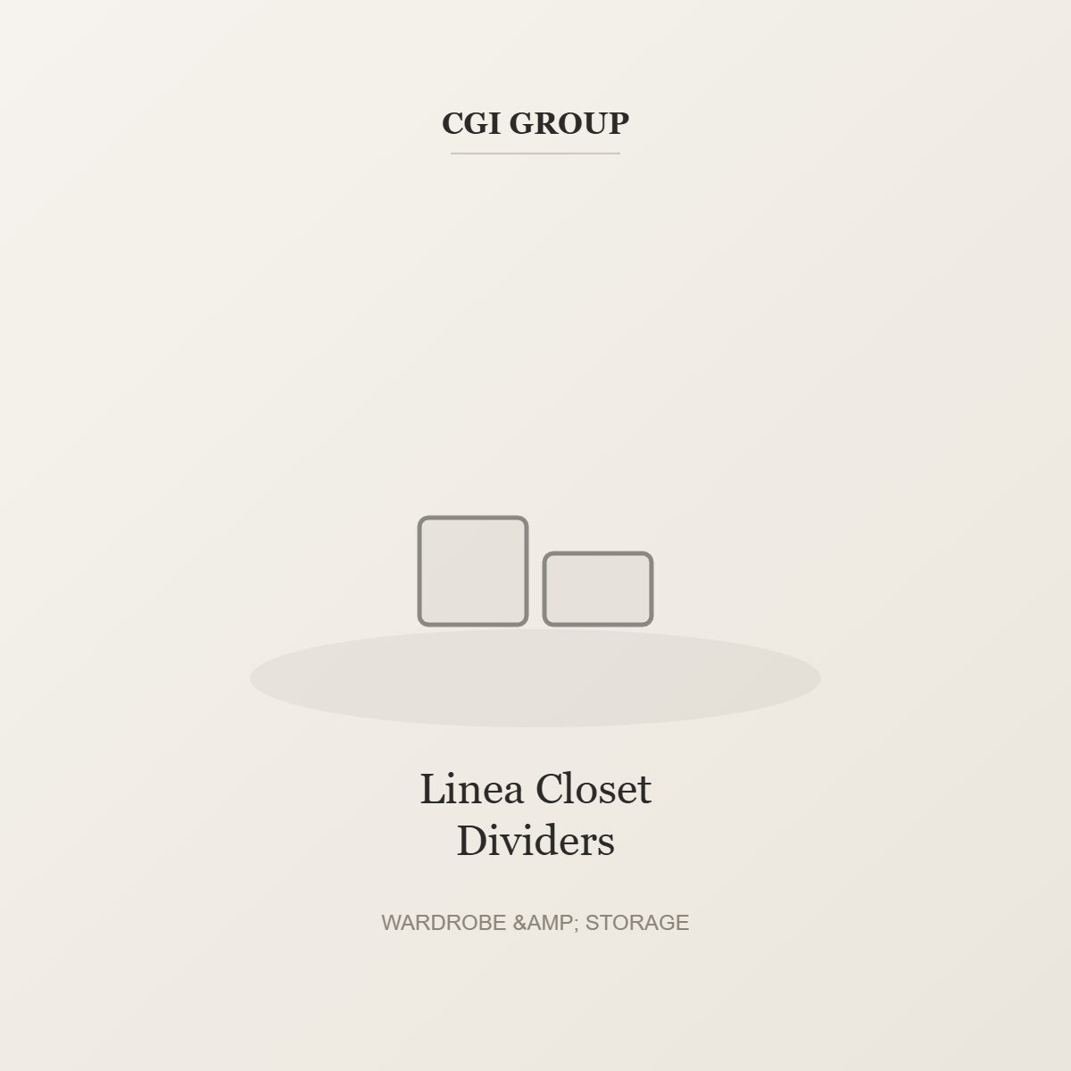 Linea Closet Dividers – Wardrobe & Storage by CGI GROUP