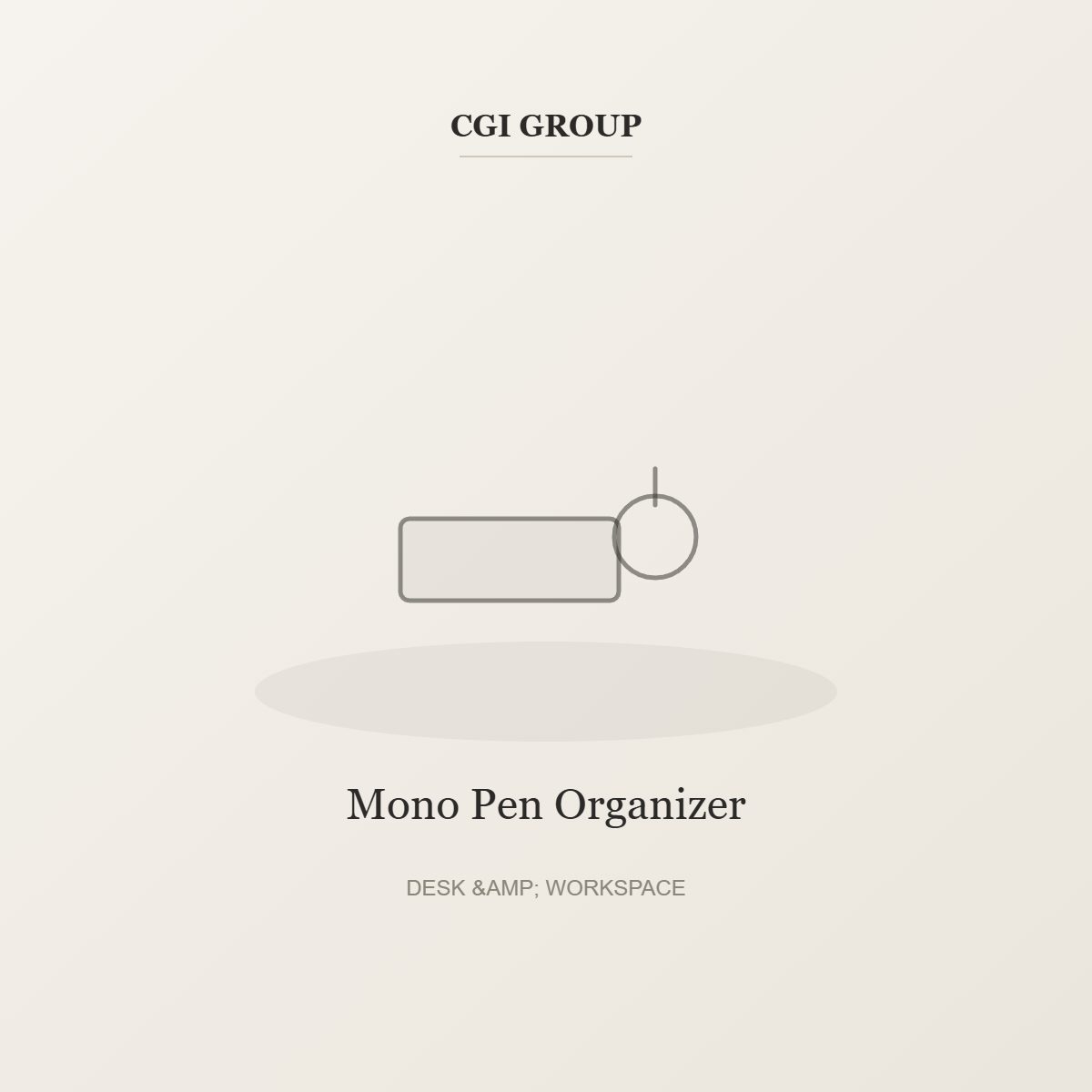 Mono Pen Organizer – Desk & Workspace by CGI GROUP
