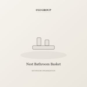Nest Bathroom Basket – Bathroom Organization by CGI GROUP