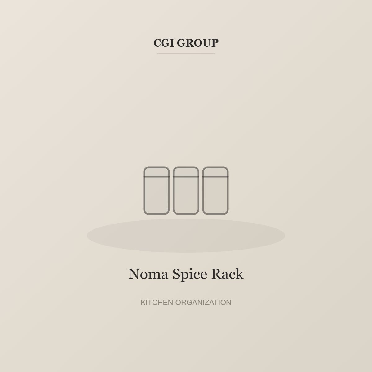 Noma Spice Rack detail – CGI GROUP
