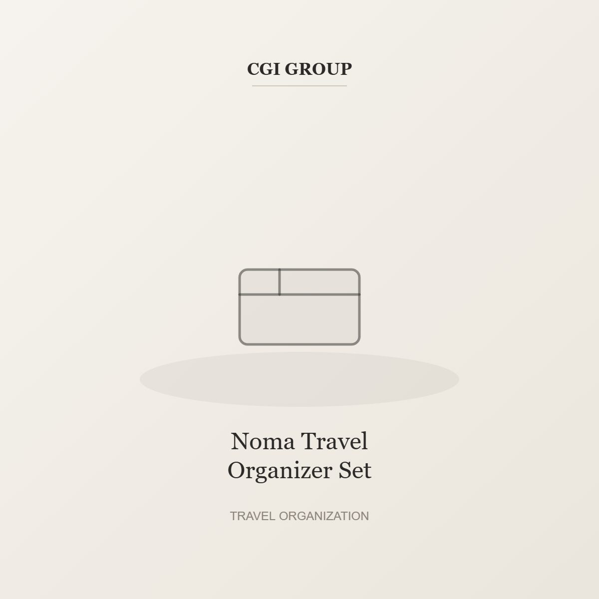 Noma Travel Organizer Set – Travel Organization by CGI GROUP