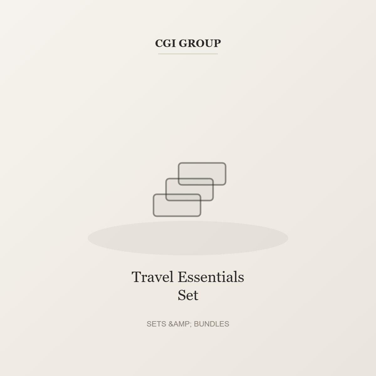 Travel Essentials Set – Sets & Bundles by CGI GROUP