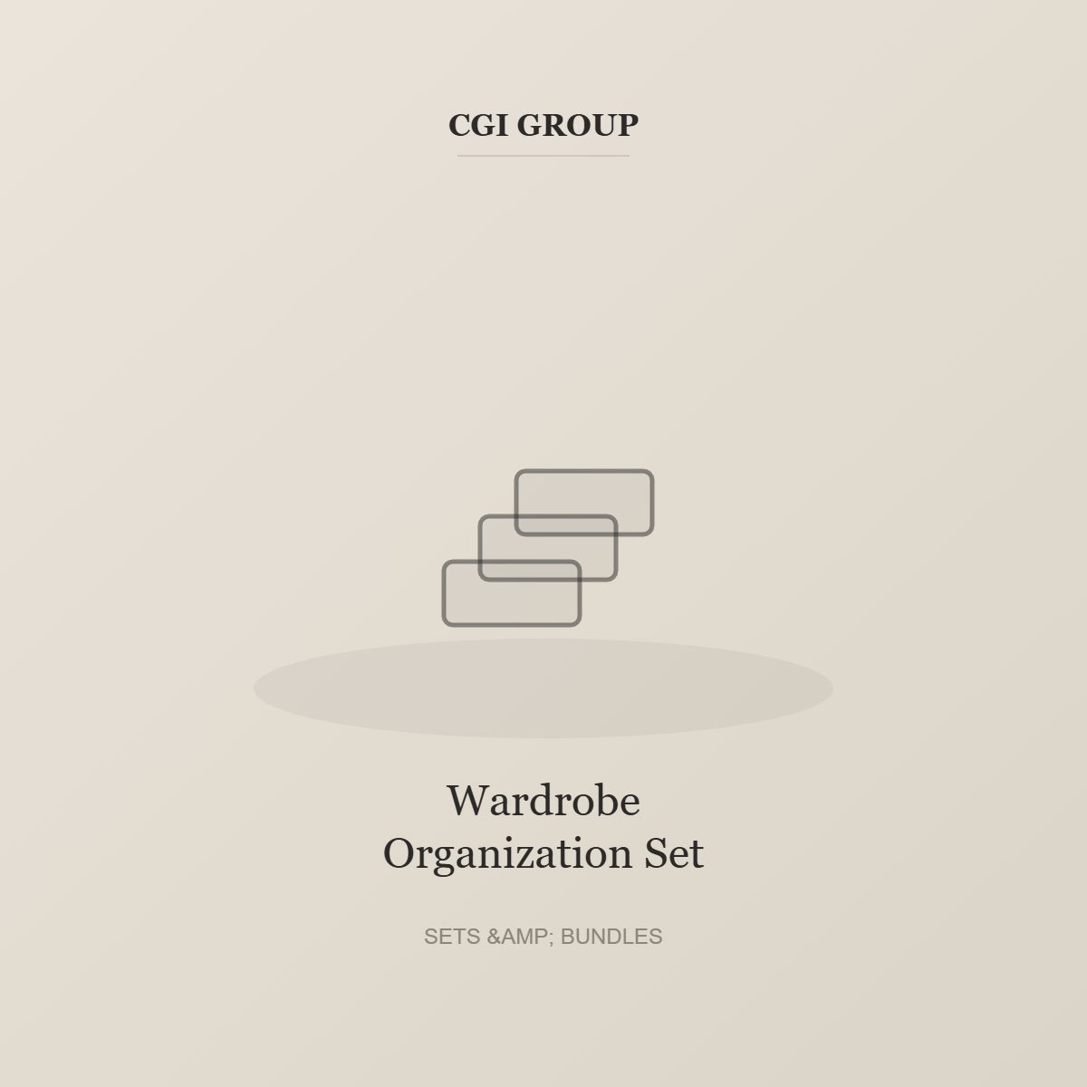 Wardrobe Organization Set detail – CGI GROUP