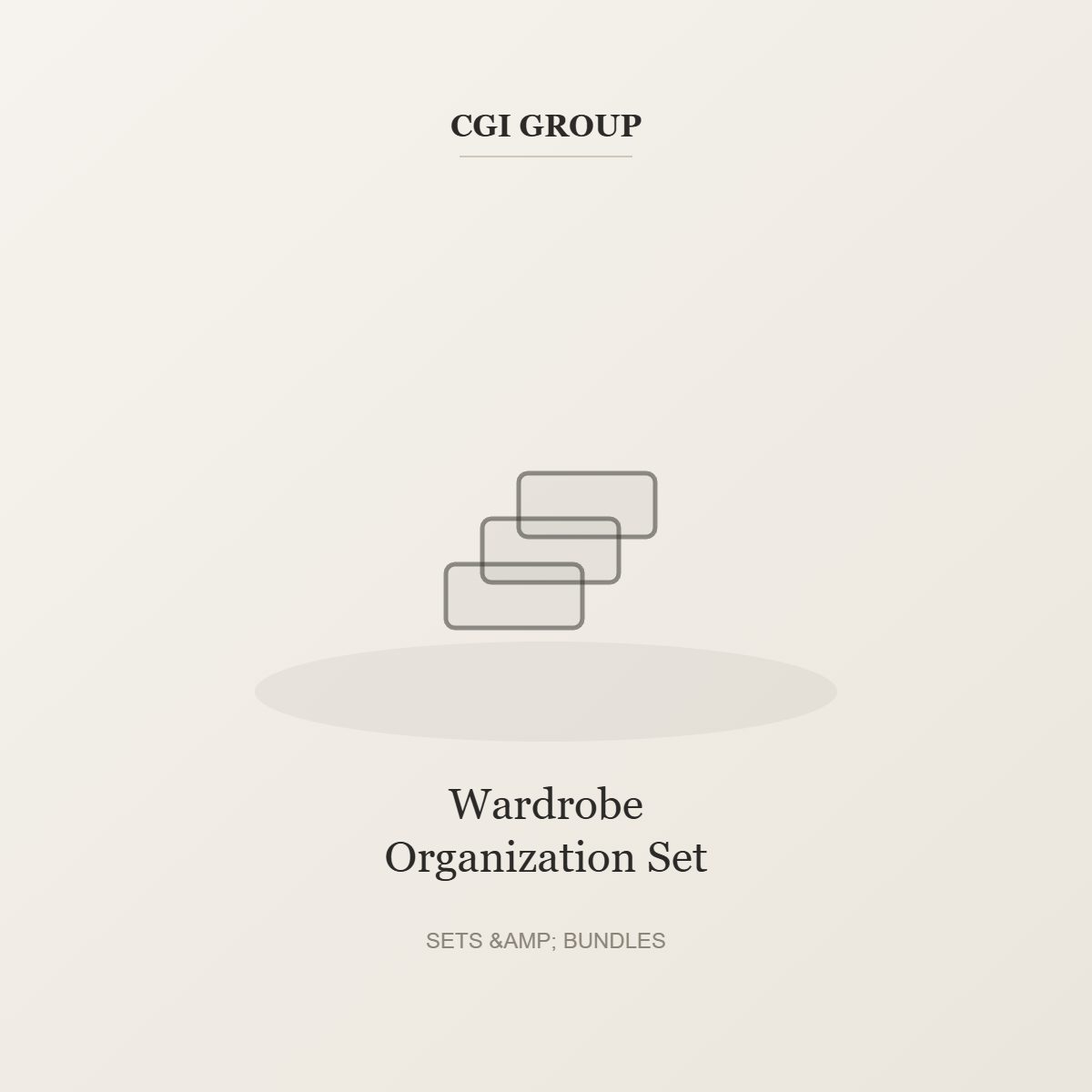 Wardrobe Organization Set – Sets & Bundles by CGI GROUP
